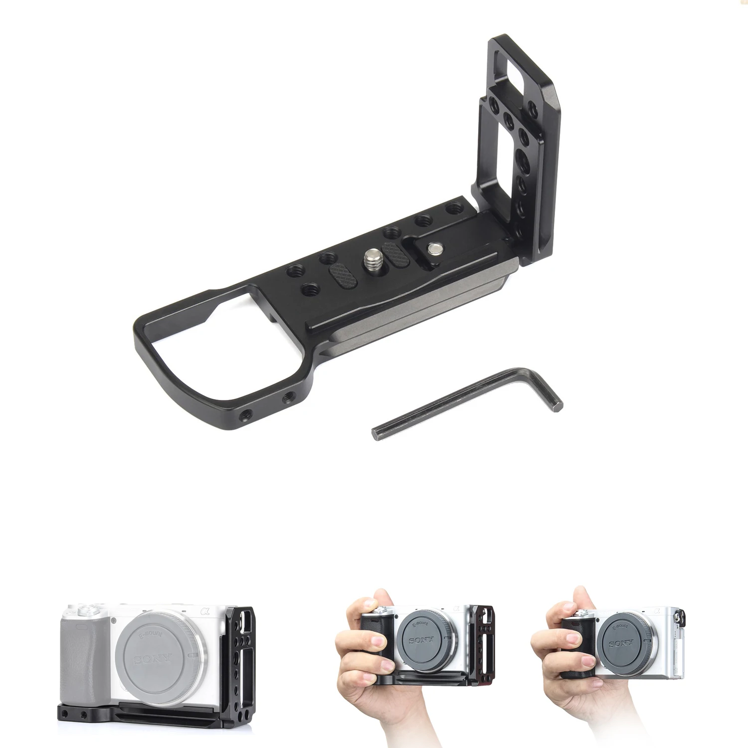 

Quick Release Plate EachRig L-Bracket camera cage for Sony a6300,a6400, a6000,with Arca-Type compatible dovetail plate