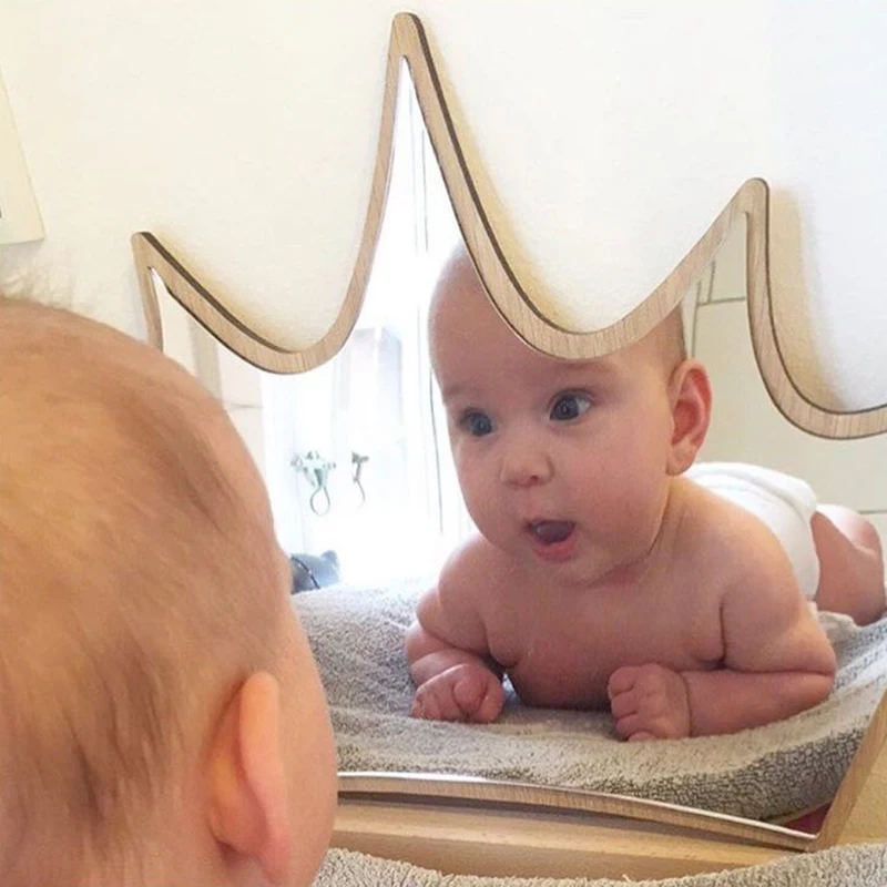 Дети мультфильм декоративное зеркало ванная комната детская деревянная