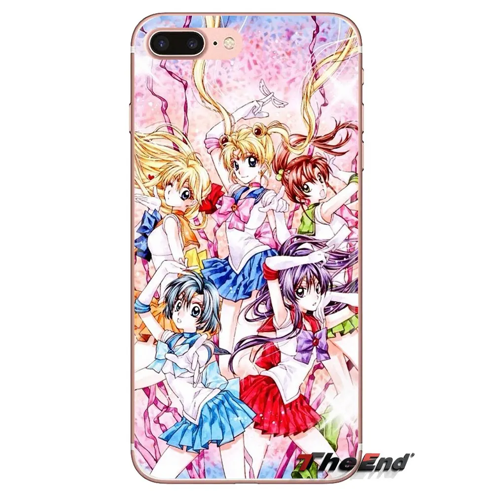 Сейлор Мун Кристалл Милая версия Girly для iPod Touch Apple iPhone 4 4S 5 5S SE 5C 6 6S 7 8 X XR XS Plus MAX