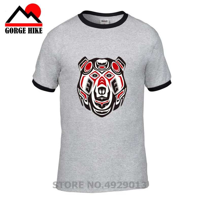 Мужская футболка смешного стиля с принтом в виде животных Haida Spirit haida Crab