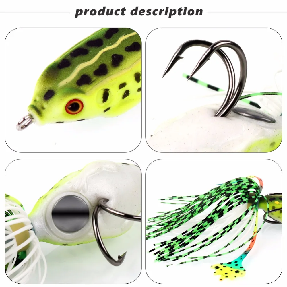 5 шт. рыболовная приманка лягушка 2 см 7 г|bass bait|fishing baitfrog fishing lure |
