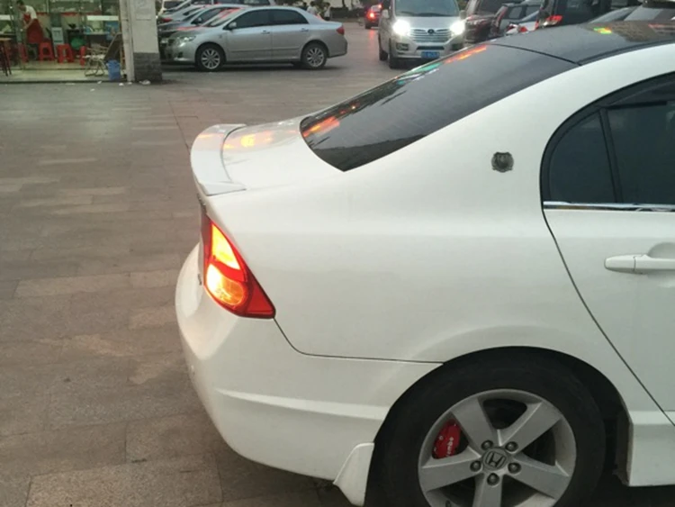Для honda civic спойлер 2006-2011 civic спойлер Высокое качество ABS Материал окрашенный цвет для honda спойлер