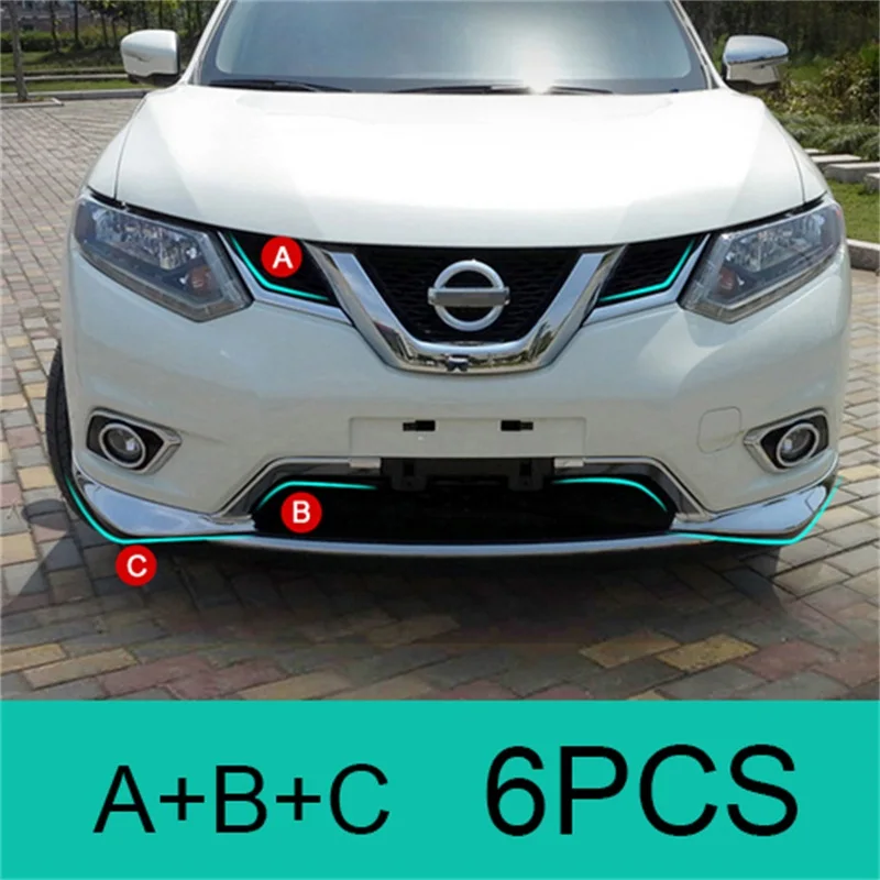 Автомобильный Стайлинг для Nissan X Trail T32 2014 2015 2016 Автомобильная передняя решетка