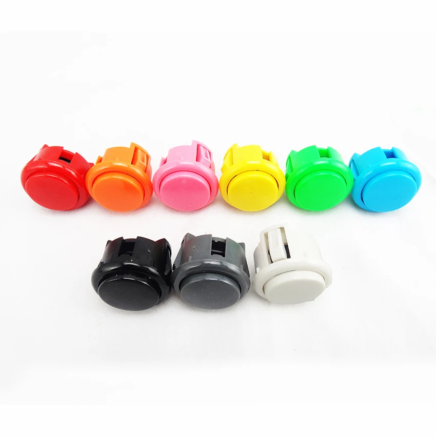 12 шт. 30 мм аркадная Кнопка высокого качества Прочный многоадресный MAME Jamma Game