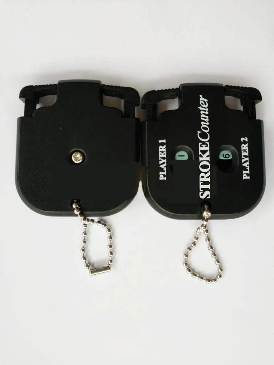 Новая двойная боковая счетная счетчик попадания в гольфе Shot Putt с цепочкой для