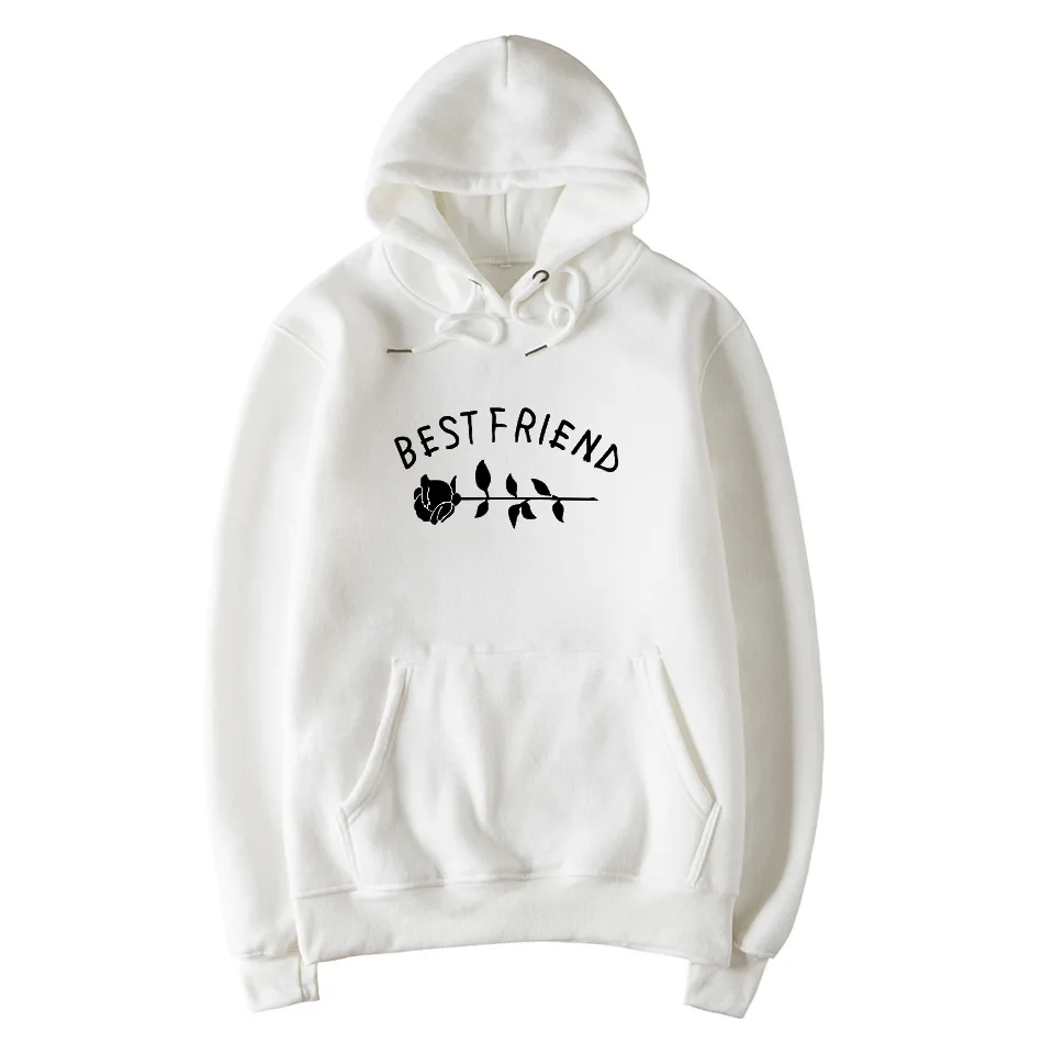 BKLD женские толстовки с надписью BEST FRIENDS свитшот осенняя Женская толстовка