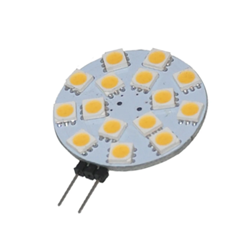 JYL 2 шт. яркий теплый белый 1 Вт G4 15 5050 SMD LED морской RV Шкаф для яхты Camper свет