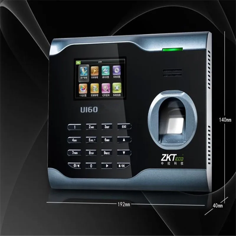 WIFI Wireless Fingerprint Time Attendance Employee Working Clock u160 Recorder Networking TCPIP RS232/485 Worker | Безопасность и