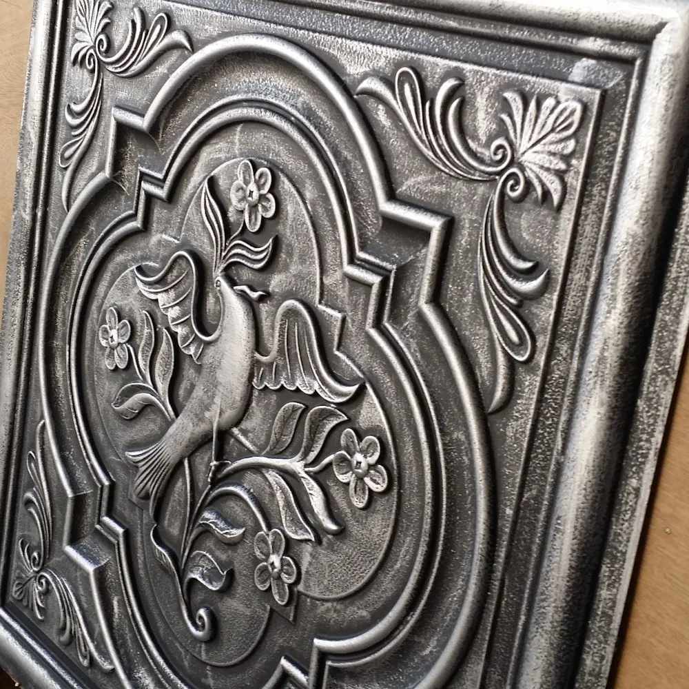 Антикварная Оловянная потолочная плитка потолочные панели PL39 для кафе паба