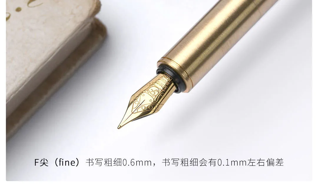 Xiaomi Mijia Youpin дизайн час свет портативная ручка Подарочная коробка Гладкий пишущий F наконечник 0,6 мм Высококачественная деревянная письменная ручка