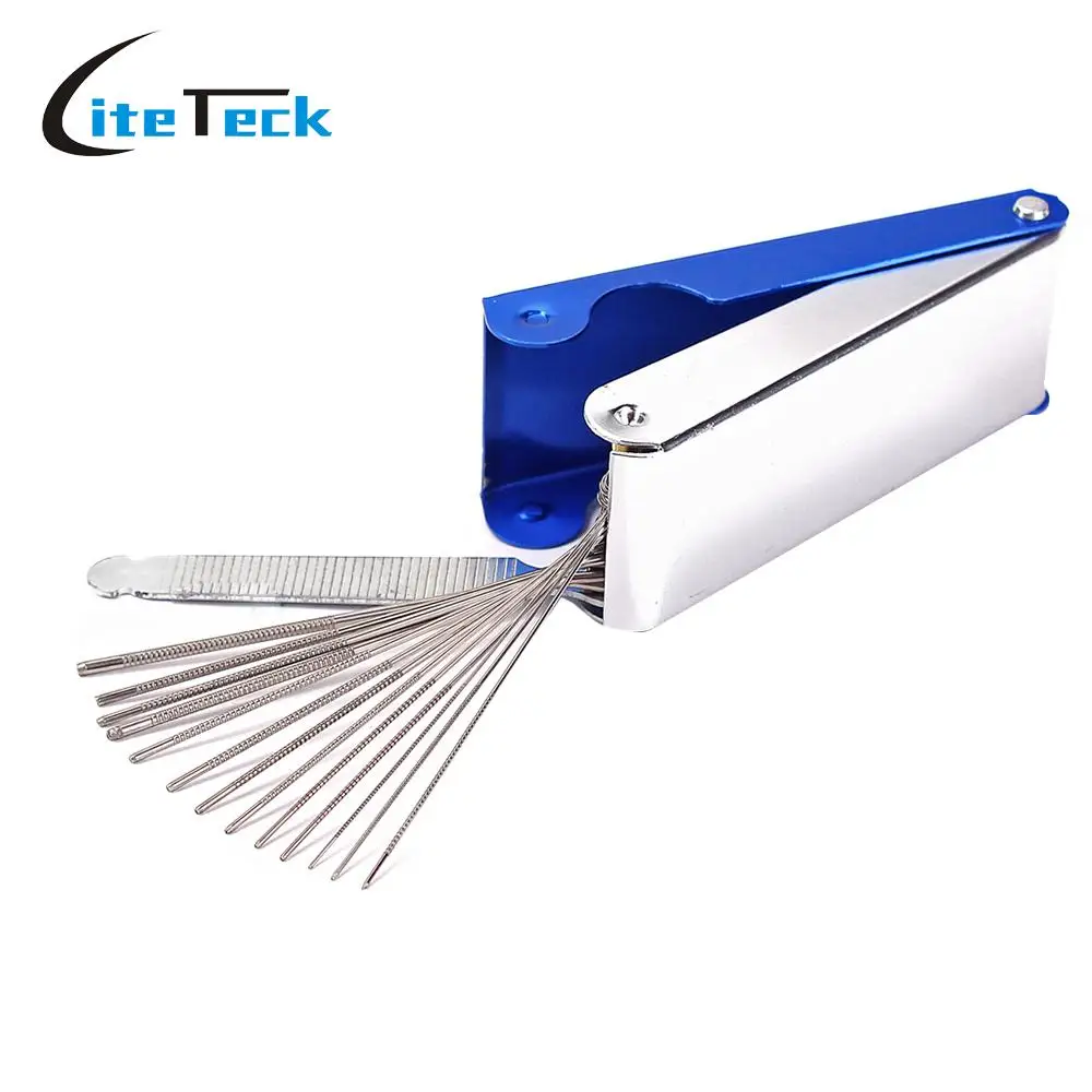 Набор напильников для гитарной гайки коробка инструментов 13 размеров файлов 1