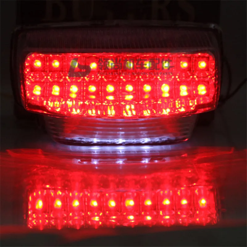 Мотоцикл красный сигнал поворота стоп сигналы мотоцикла модифицированные