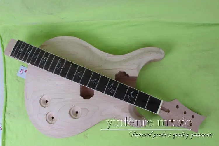 Новая высококачественная НЕОБРАБОТАННАЯ электрическая гитара 25 дюймов корпус