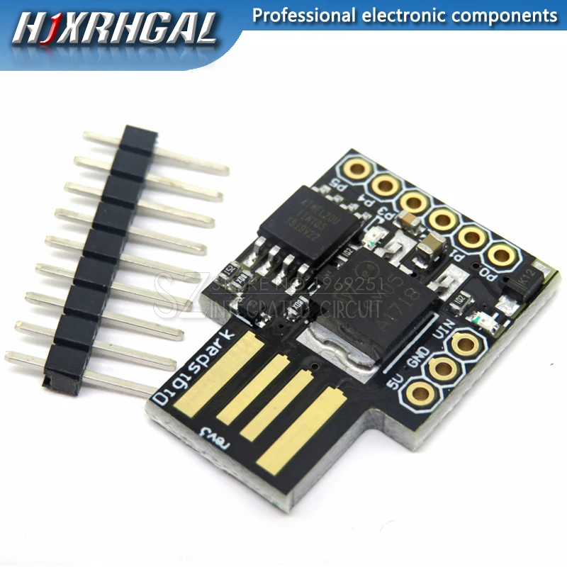 50PCS Digispark kickstarter miniature for Arduino ATTINY85 usb development board | Электронные компоненты и