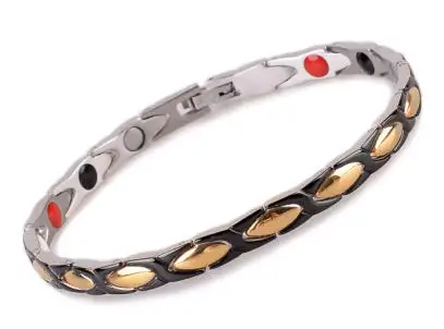 2017 уникальный магнитный Неодимовый терапевтический браслет из нержавеющей