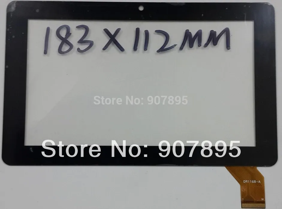 Черный 7-дюймовый сенсорный экран P/N DLW-CTP-020 / HSCTP-001 DR1168-A ESDCTP7008-V0 183x112 мм | Компьютеры
