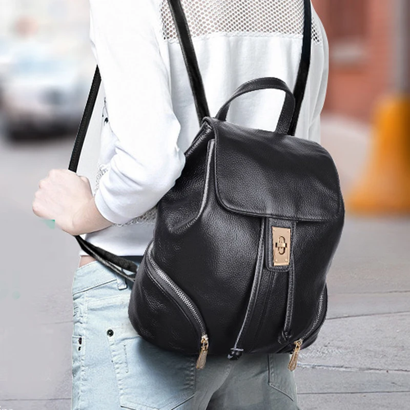 Новая Универсальная женская сумка для отдыха 100% натуральная кожа большая