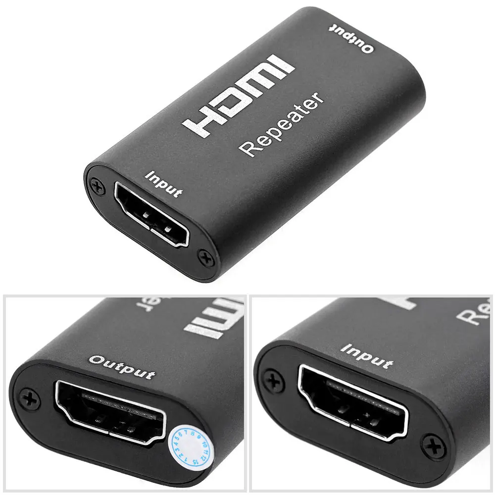 MEMTEQ HDMI ретранслятор наполнитель усилитель 40 м 1080P 2 25 Гбит/с адаптер выход видео и