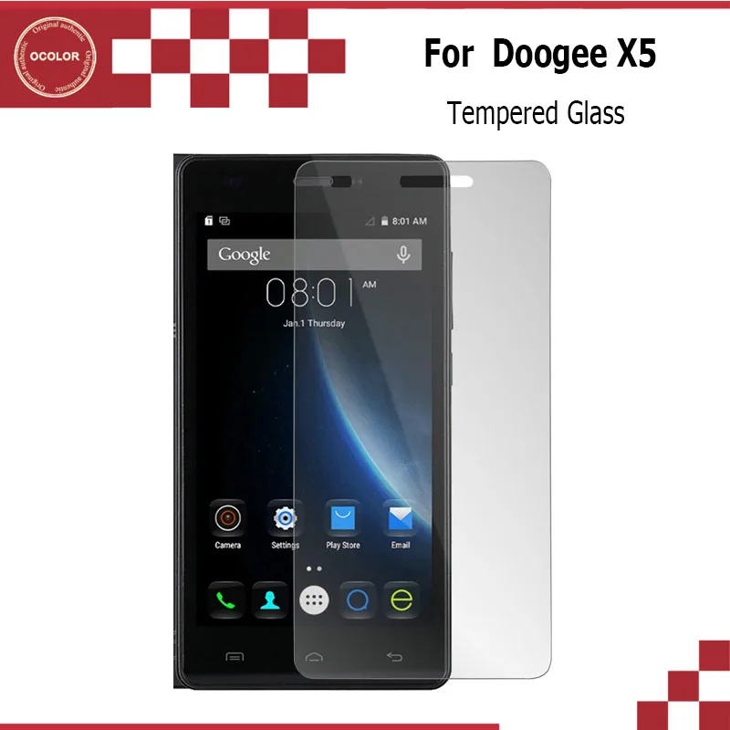 Для DOOGEE X5 X5S закаленное оригинальная стеклянная пленка ультра тонкий передняя