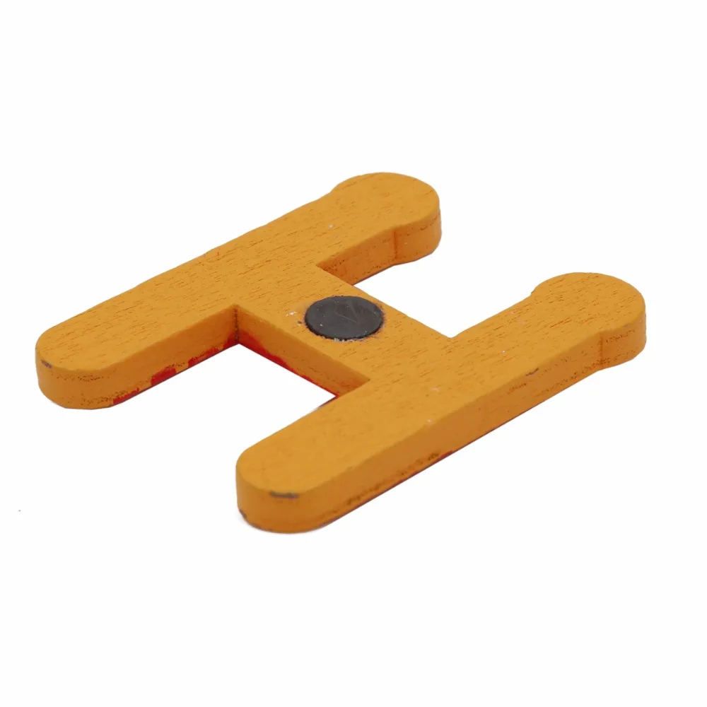 26 шт./компл. деревянный магнит на холодильник с буквенным столом умная