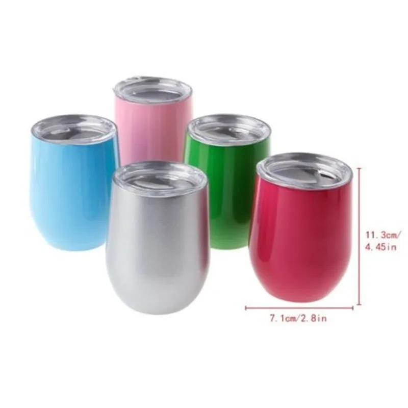 Рождественский подарок яйцо коктейльный стакан чашка для вина нержавеющая сталь