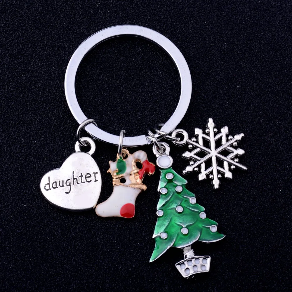 Брелок с подвесками для мам пап дочери женский подарок на Рождество семьи друзей