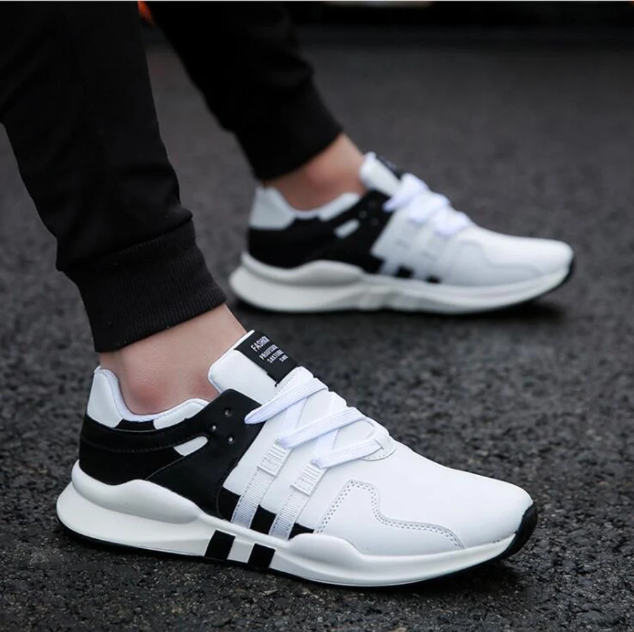 Зимние Для Мужчин's Повседневное спортивная обувь в Корейском стиле Красивые