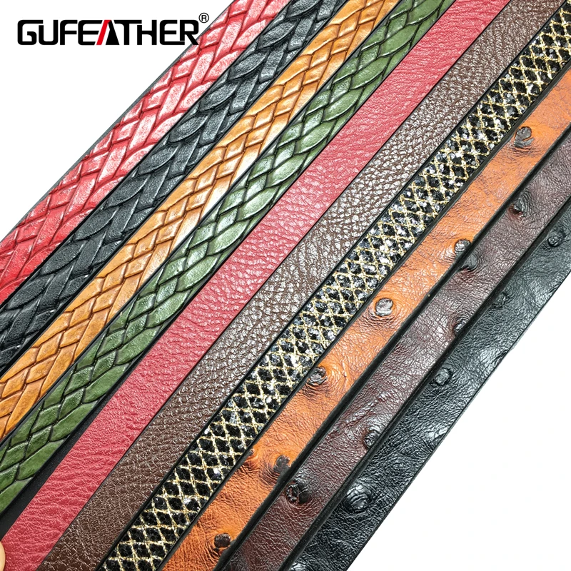 GUFEATHER P02/10 мм ювелирные аксессуары/шнур из искусственной кожи/Чокер &quotсделай