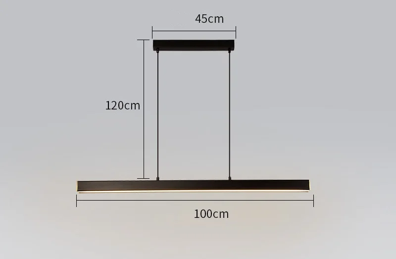 B Modern LED Pendant Light Fixtures Creative Rectangle Hanging Lamp Nordic Lamps Aluminum Hanglamp Simple Acrylic Loft Luminaire - Цвет корпуса: B