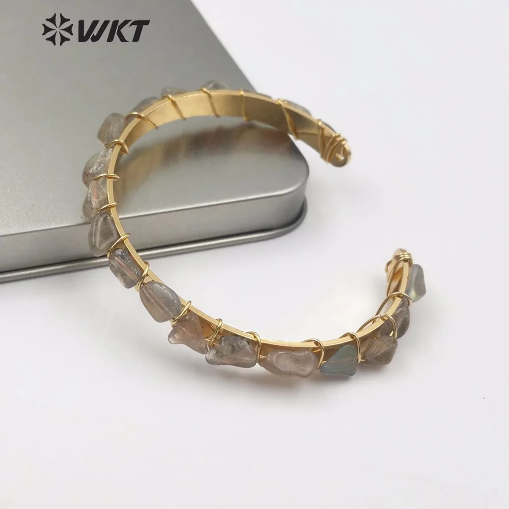 Женский браслет с необработанными драгоценными камнями|Браслеты шармами| |