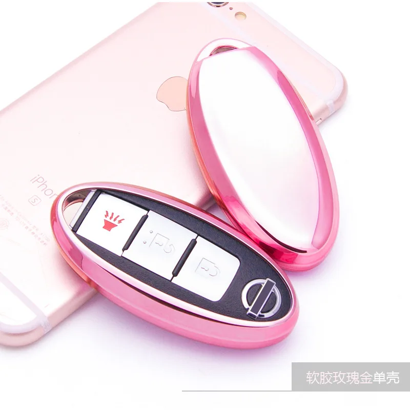 Новый мягкий ТПУ чехол для автомобильного ключа стайлинга автомобиля Nissan Key 3/4/5