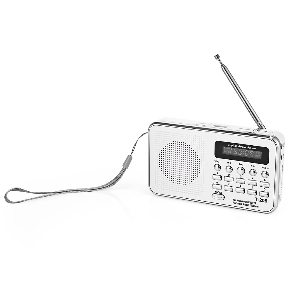 Мини цифровой стерео динамик fm-радио музыкальный плеер Поддержка TF/SD карты |