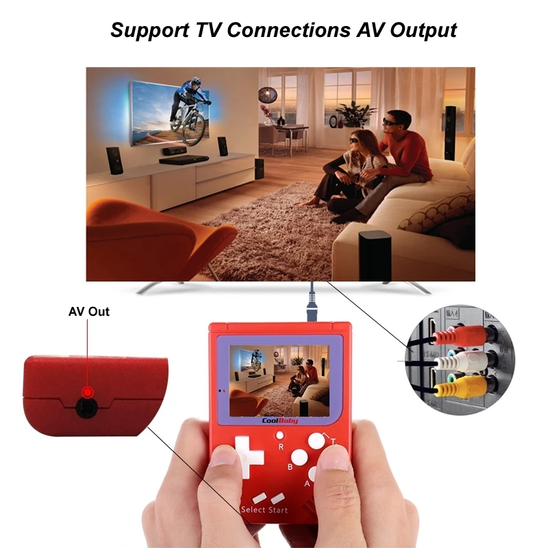 Оптовая продажа портативная ретро мини игровая консоль 8 бит 2 0 дюймов ЖК цветной