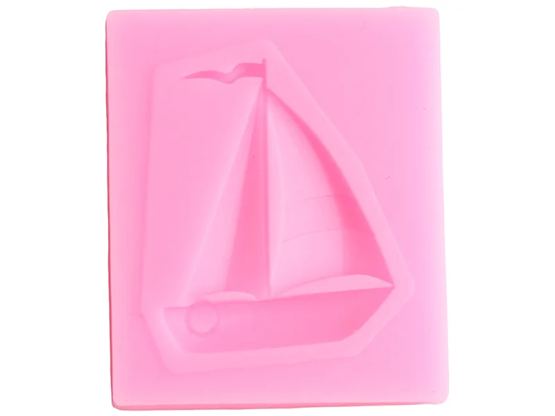 Boat Shape Fondant Molds Candy Silicone Mold DIY Wedding Cake Decoration Tools Chocolate Gumpaste Mould Cupcake Baking Moulds