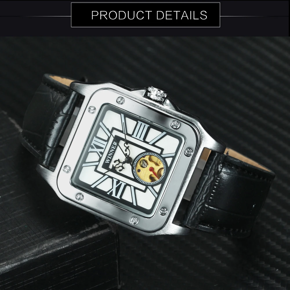 WINNER Спортивные Повседневные автоматические механические часы для мужчин