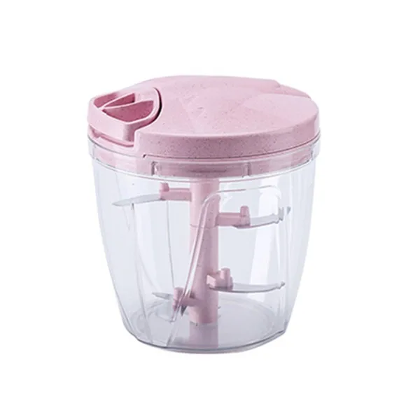 Pink L Многофункциональный ручной резак для мяса овощерезка измельчитель еды лук плодоизмельчитель инструмент Аксессуары для гаджетов для кухни - Цвет: Pink L
