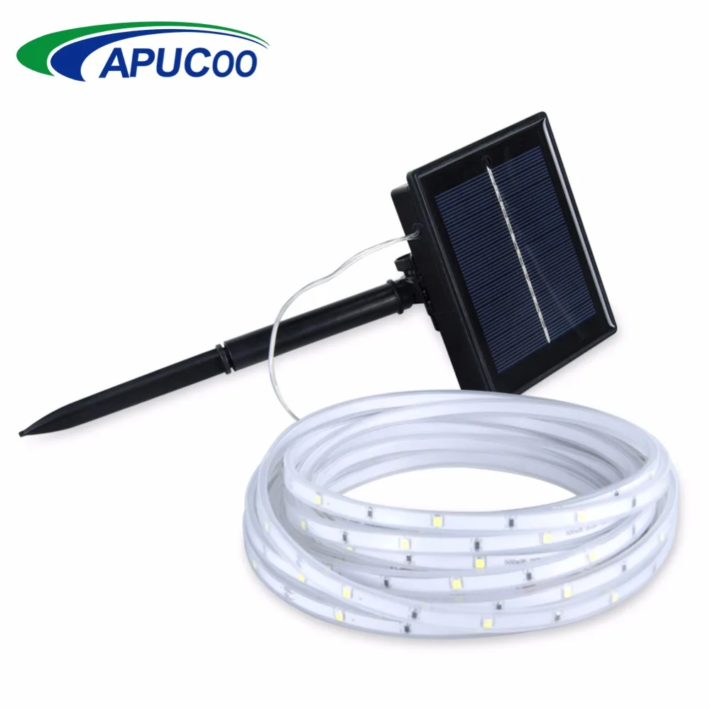 Водонепроницаемый IP68 светильник на солнечной батарее ленточный s светодиодный