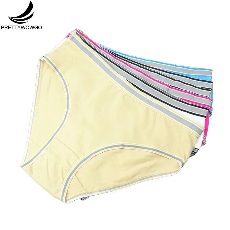 Удобные женские хлопковые трусы размера плюс с высокой талией женское нижнее