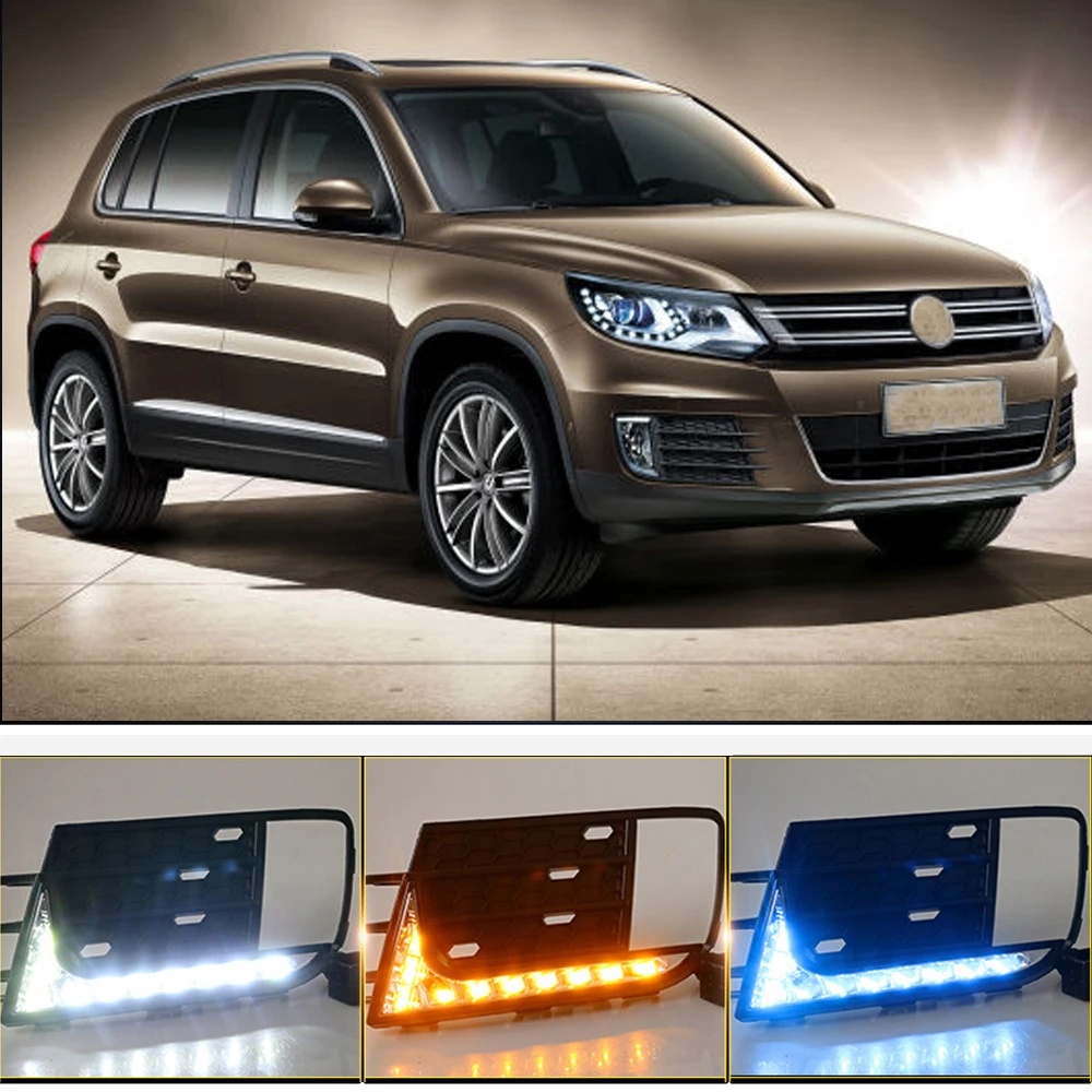 CAPQX 1 пара для Volkswagen Tiguan 2013 2016 противотумансветильник на передний бампер