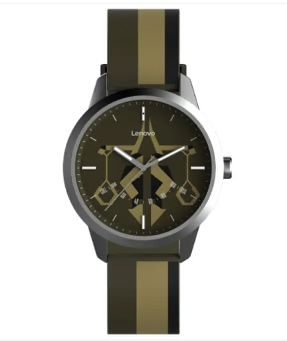 Libra - army green Оригинальные Смарт-часы lenovo 9, 5 АТМ, водонепроницаемые, умные, для выравнивания времени, движения, шаговый датчик, телефонные звонки, напоминание - Цвет: Libra - army green
