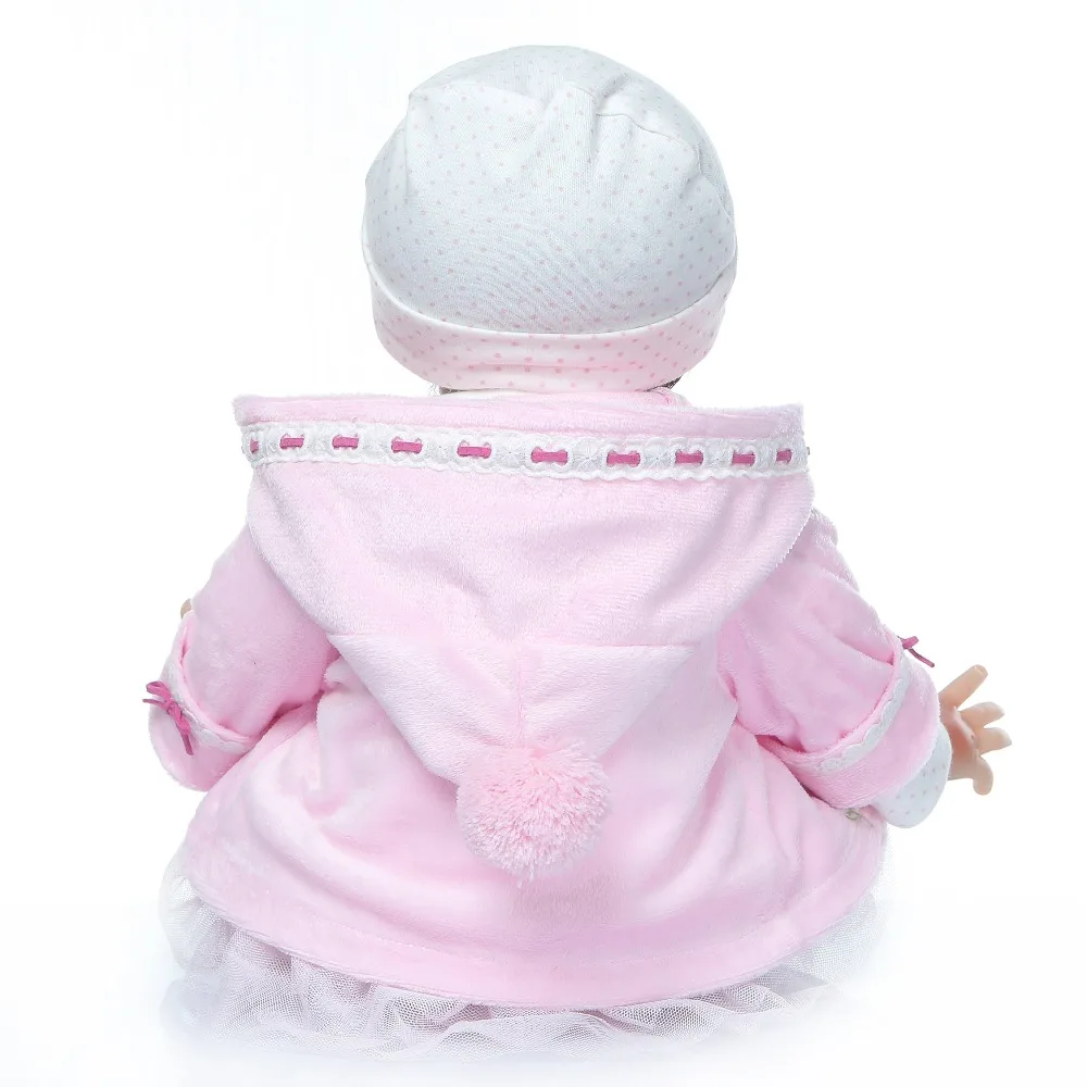 Bebe Кукла reborn baby toy Куклы Мягкие силиконовые виниловые куклы reborn baby girl куклы bebes reborn bonecas play house игрушки plamates