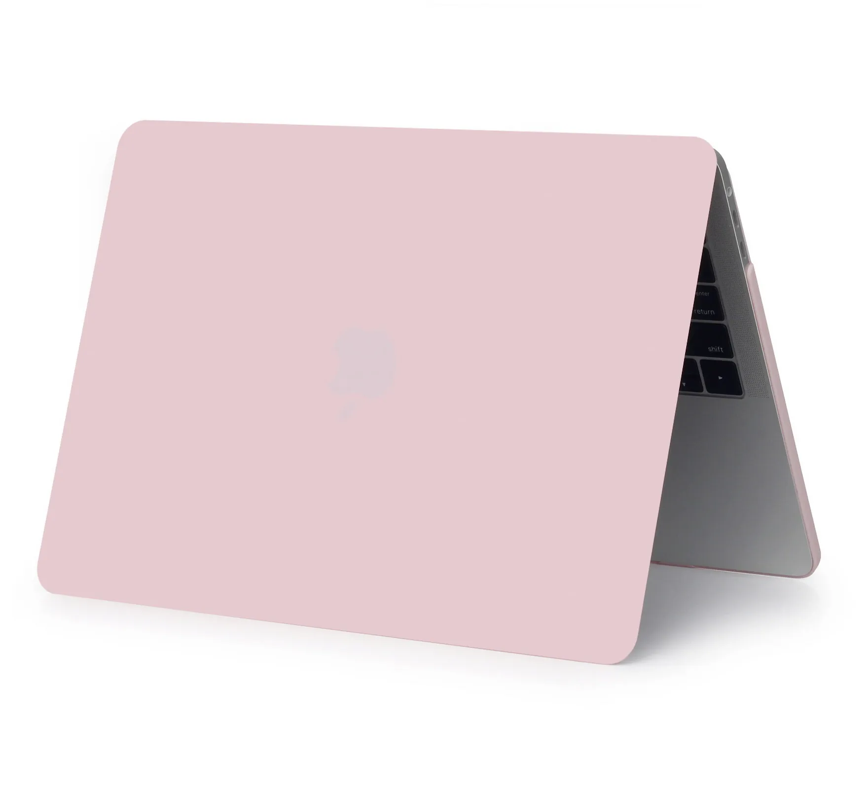 Zaiwj кейс для ноутбука, лэптопа для MacBook Air 13 11 Pro retina 12 13 15 Новые Pro 13 15 дюймов с сенсорной панелью+ Пылезащитная Резина - Цвет: Matte shi pink F C