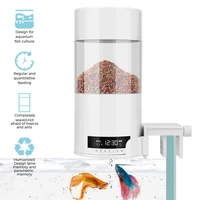 1pc digital automatic electrical plastic fish tank timer feeder home aquarium tank food feeding portable fish feeder tools