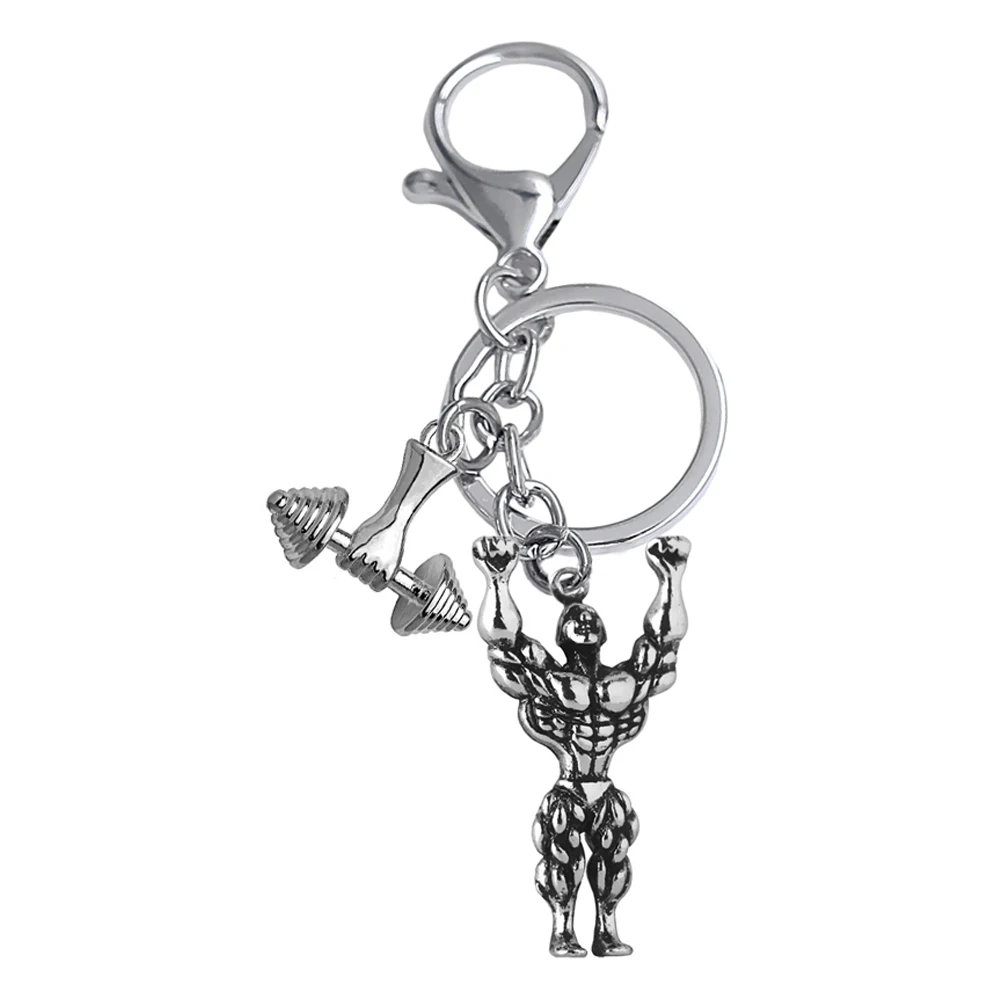 Идеальное кольцо для ключей мышц бодибилдинга Hercules металлические подвески