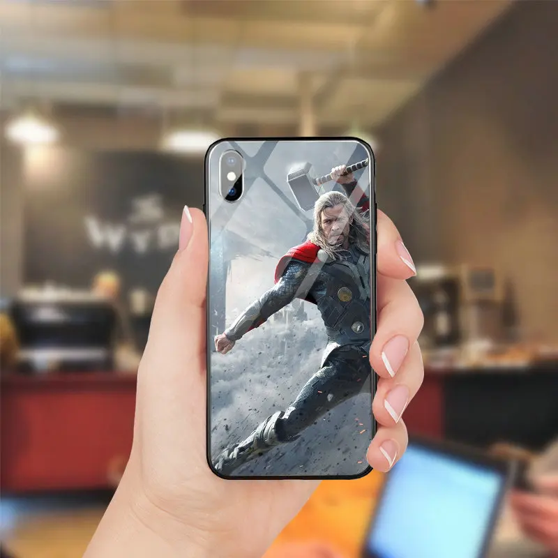 Для iPhone 5 5s se 8 7 6 S Plus X XR XS Max Coque оболочки сумки ПК ТПУ закаленное Стекло мобильного