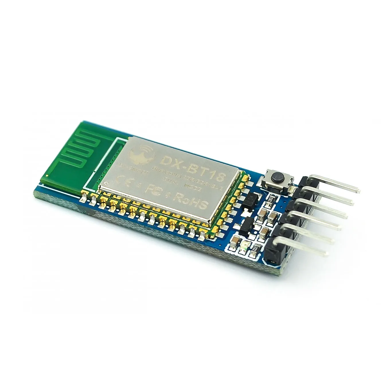 DX-BT18 SPP2.0 модуль Bluetooth Последовательная передача BLE4.0 Поддержка Совместимость с HC-05 HC-06 - Цвет: with pin