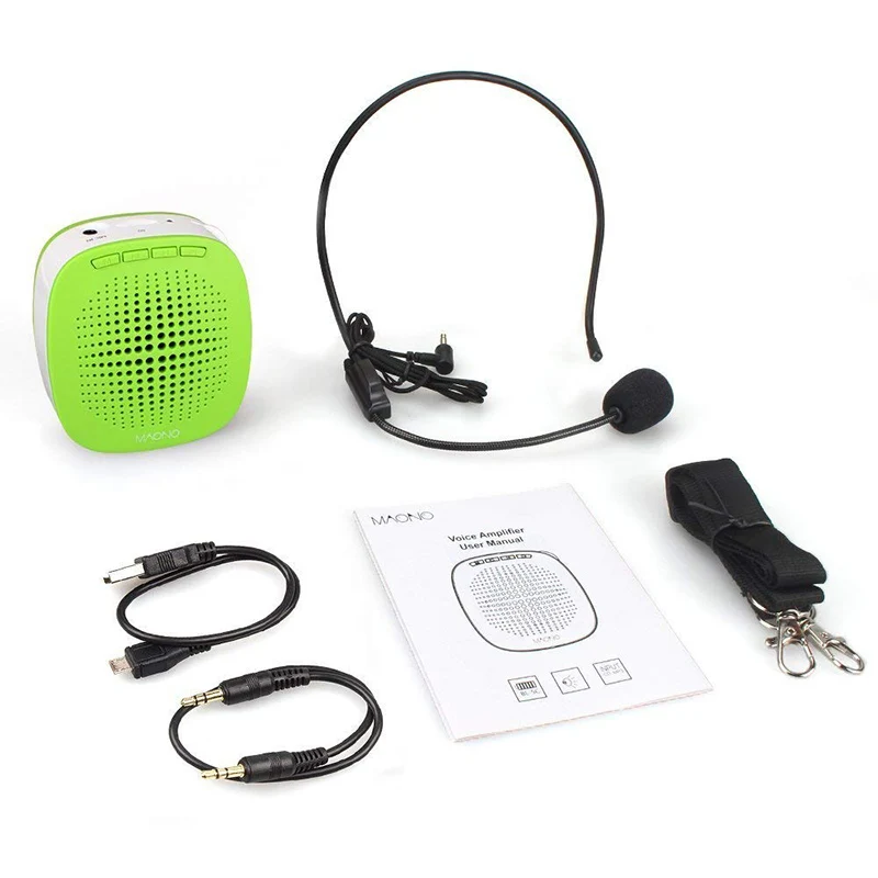 MAONO портативный усилитель для колонок Mini Voice Megaphone поясной ремень с зажимом