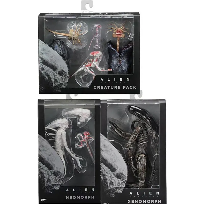 2018 аниме Рисунок фильм игры NECA Чужой Пакт Xenomorph Neomorph Creature Pack ПВХ фигурку