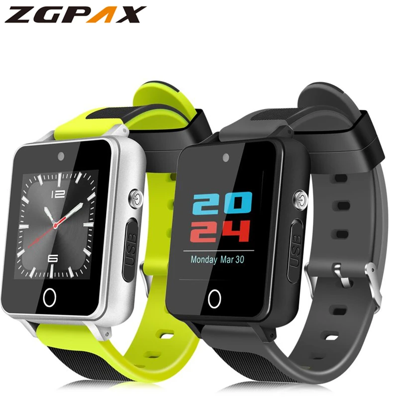 ZGPAX S9 Смарт-часы MTK6580 Android 5,1 четырехъядерный 1G+ 16G gps WiFi Bluetooth 4,0 SmartWatch 3g телефон PK H1 H2 h7 KW88 KW99 KC05