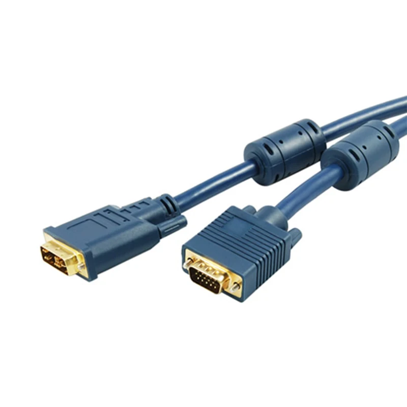 Позолоченные мониторы для ПК 3M DVI Φ 18 + 1 штекер VGA штекер|dvi to|display cablecable male |